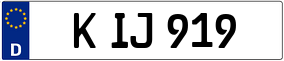 Truck License Plate